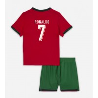 Portugal Cristiano Ronaldo #7 Fotballklær Hjemmedraktsett Barn EM 2024 Kortermet (+ korte bukser)